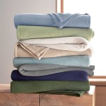 WestPoint Home Fleece Easy Care Machine Washable Blanket Light Blue Queen