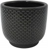 Brand – Stone & Beam Textured Stoneware Planter 5.1"H Black