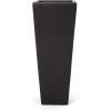 Christopher Knight Home 312939 Spencer Outdoor Modern Large Cast Stone Planter Black