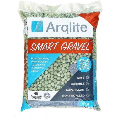Smart Gravel | Eco-Friendly Plant Drainage for Healthy Roots | Pots & Raised Garden Beds | Yard and Pot Decoration | Lightweight & Clean 0.5 Cu FT Regular Size