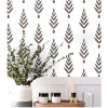 Blooming Wall Neutral Peel and Stick Wallpaper Little Trees Sapling Geometry Self-Adhesive Prepasted Wall Paper Wall Decor 17.7“x118”