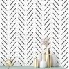 Erfoni Black and White Peel and Stick Wallpaper Modern Geometric Contact Paper 17.7inch x 118.1inch Black Removable Wallpaper Peel and Stick Stripe Decorative Self Adhesive Wall Paper Bathroom
