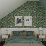 HelloWall Olive Green Wallpaper Peel and Stick Floral Wallpaper Vintage Pattern Contact Paper for Walls Decorative Self Adhesive 17.71"x315" Removable Vintage Bedroom Wallpaper Renter Friendly