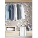 NuWallpaper Grey Halcyon Peel and Stick Wallpaper Gray