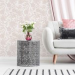 Tempaper Dusted Pink Garden Floral Removable Peel and Stick Floral Wallpaper 20.5 in X 16.5 ft Made in the USA