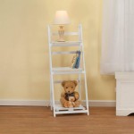 Fox Valley Traders Ladder Shelf One Size Fits All White