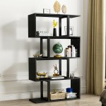 Prodb 5 Tier Leaning Ladder Shelf Rack Shelving Bookshelf Storage Organizer Ladder Shelf Decorative Ladder Decorative Shelves