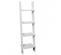 Zenna Home Ladder Style Bathroom Linen Tower White