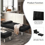 Living Room Furniture Set Yoglad Sectional Sofa with Lounge Chaise Couch Set with Ottoman and Storage 4 Seater Modular Corner Sectional Couch Reversible and Adjustable