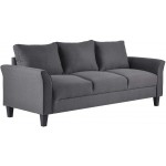 Merax 3 Piece Sofa Set 3 Piece Living Room Set Sofa Set Include Armchair Loveseat Couch