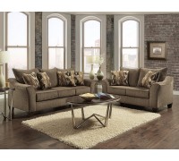 Roundhill Furniture Camero Cafe Sofa And Loveseat Set